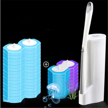 Disposable toilet brush