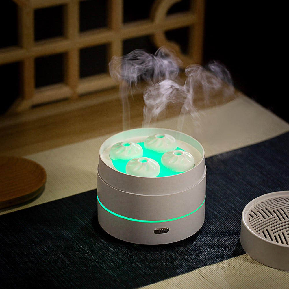 1pc Unique Four Spray Design Steaming Bun Aroma Diffuser Air Humidifier