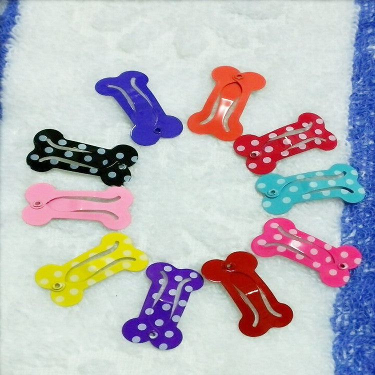 Mini Love Pet BB Clip Colorful Drip Glue Candy Dog Headwear