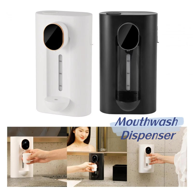 Automatic Mouthwash Dispenser Punch Free Easy To Fill Adjustable