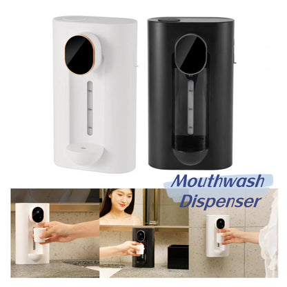 Automatic Mouthwash Dispenser Punch Free Easy To Fill Adjustable