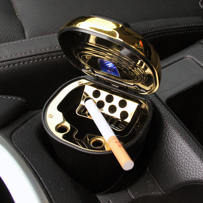 Push-pull Lighter Smokeless Detachable Car Ashtray