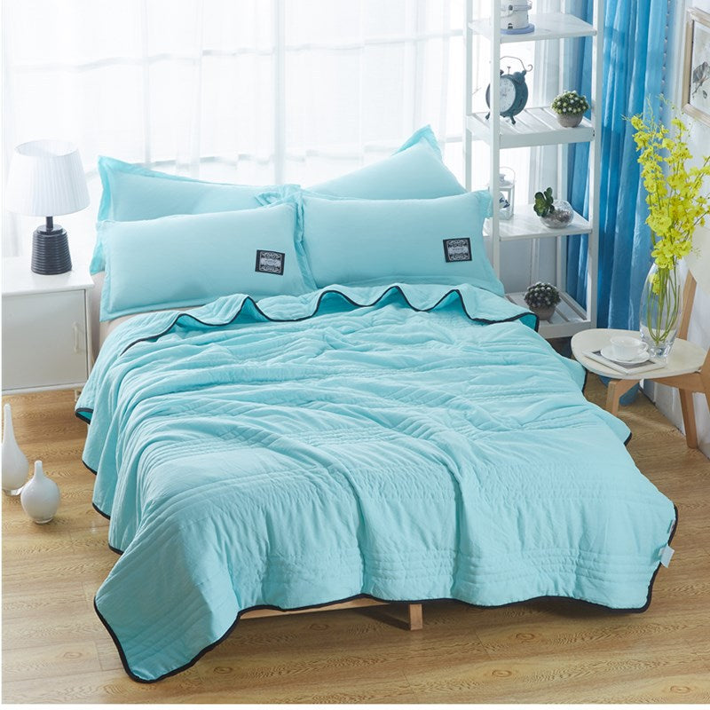 Cooling Blankets Pure Color Summer Quilt Plain Summer Cool