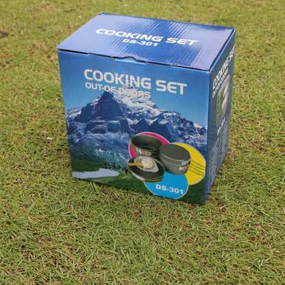 Outdoor Portable Cookware Camping Hiking Picnic Non-stick