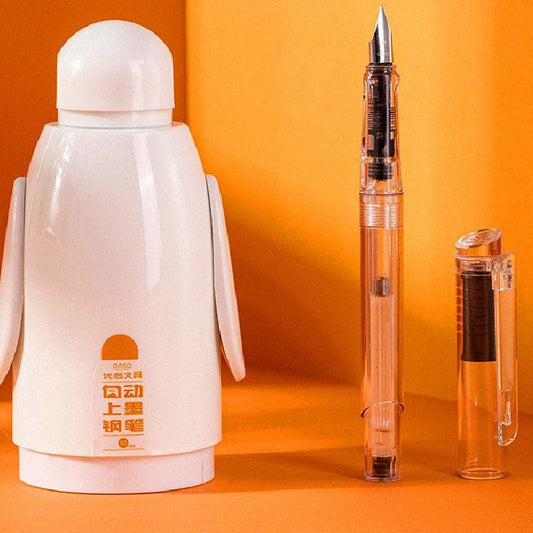 Youshang Big White Automatic Ink On Ink Blotting Pen Students