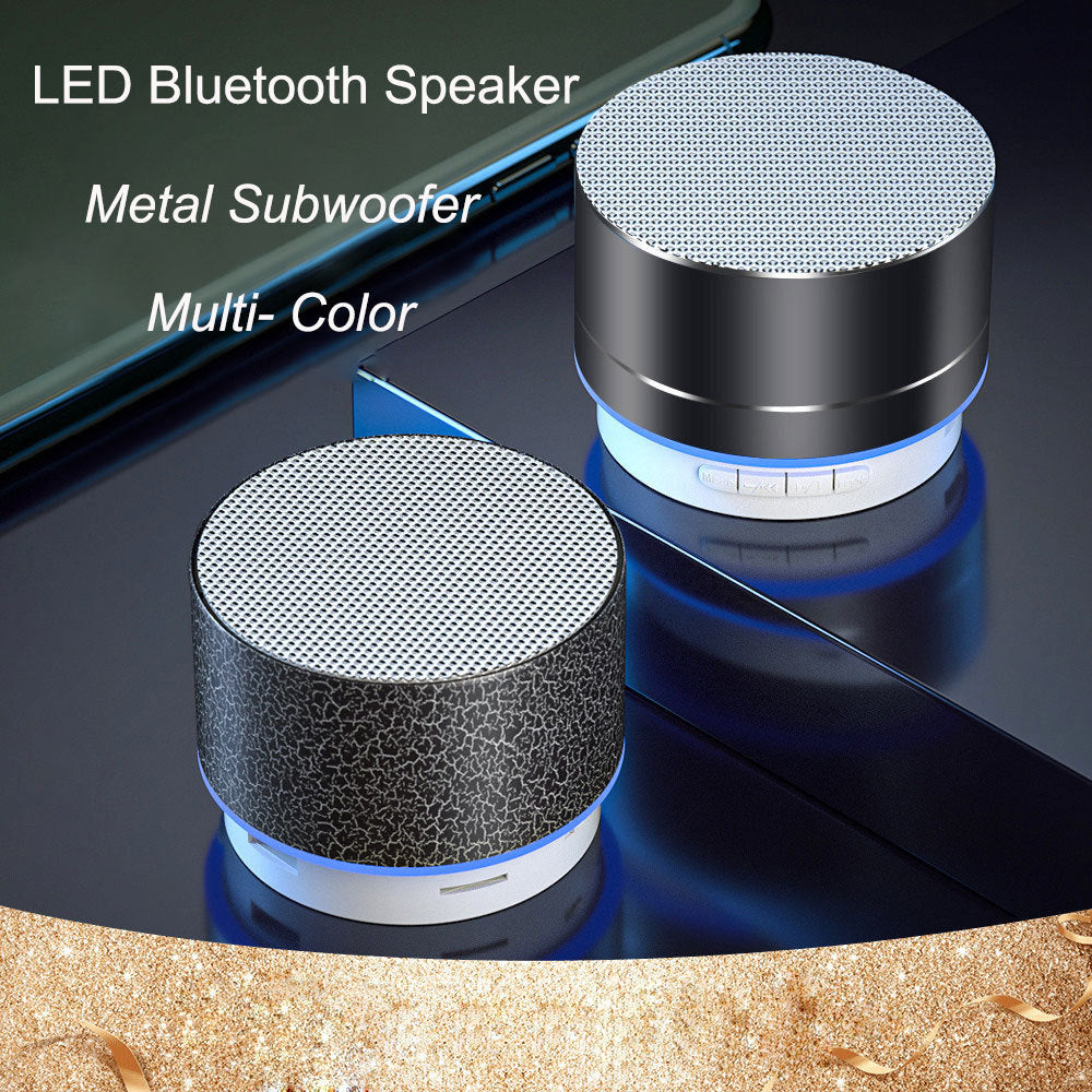 Mini Wireless Bluetooth Speaker Loudspeaker Colorful Light