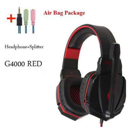 Wired Gaming Headset Headphones Surround Sound Deep