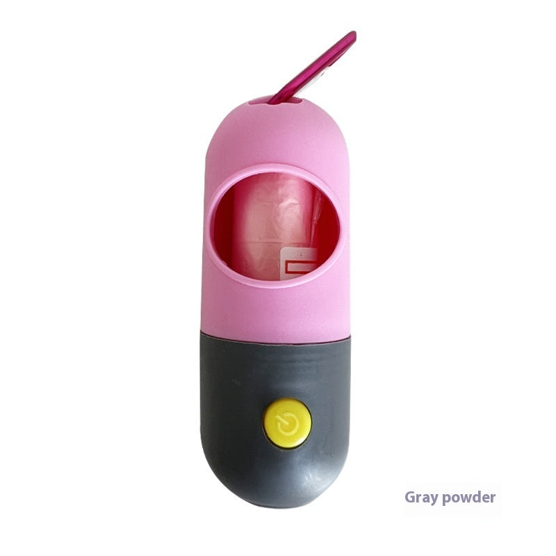 Led Light Pet Waste Bag Dispenser For Dogs Poop Scooper
