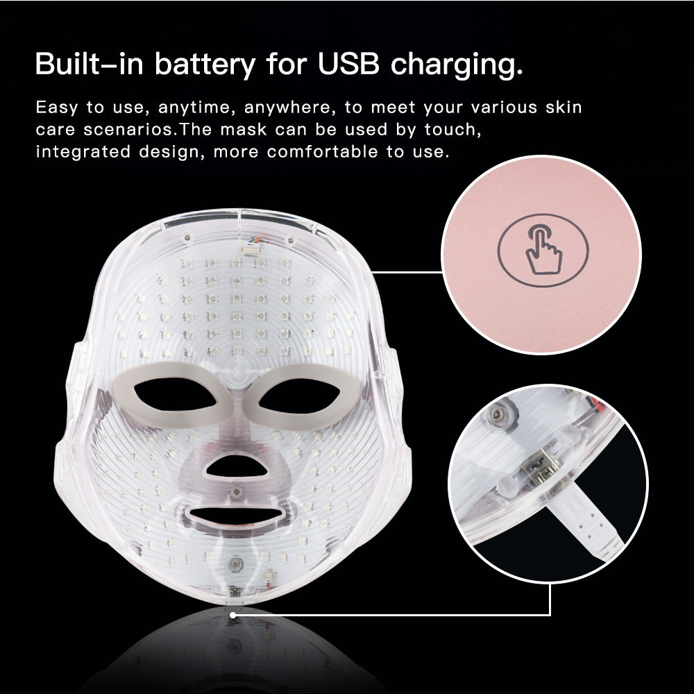 Touch Screen Seven-color Light Mask LED Photon