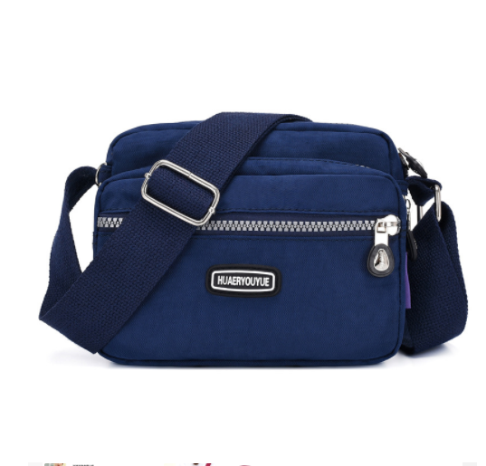 Messenger Bag Small Square Simple And Versatile Nylon Multi Compartment