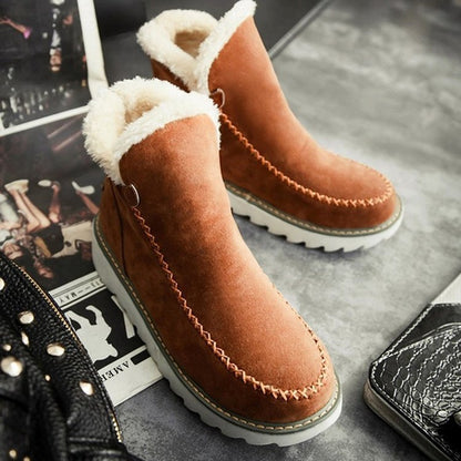 Non-slip warm snow boots