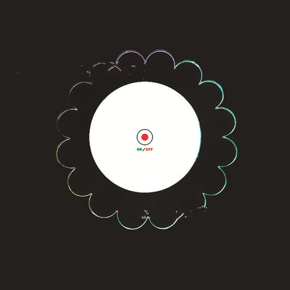 LED Glow Coaster Acrylic Crystal Emitting Luminous Bar Cocktail Mug