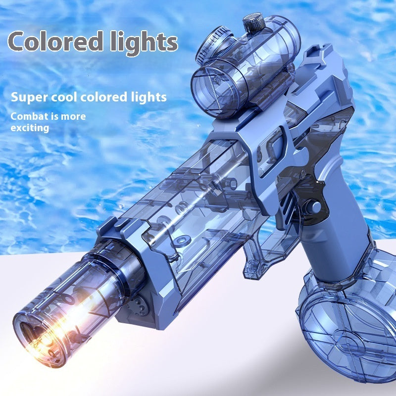 Fire Rat Electric Water Pistol Cool Light Full Automatic Spray Gun