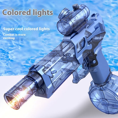 Fire Rat Electric Water Pistol Cool Light Full Automatic Spray Gun