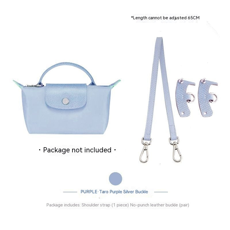 Wide Shoulder Strap Punch-free Leather Ring Crossbody