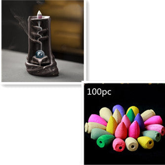 Multi-layers Ceramic Back flow Incense Burner