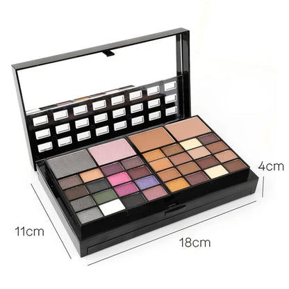 74 Colors Makeup Set Lip Gloss Blush Eyeshadow Highlight Combination