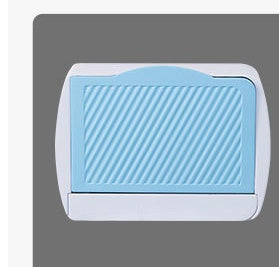 Creative Wall Mounted Soap Box With Lid Single Double Grids
