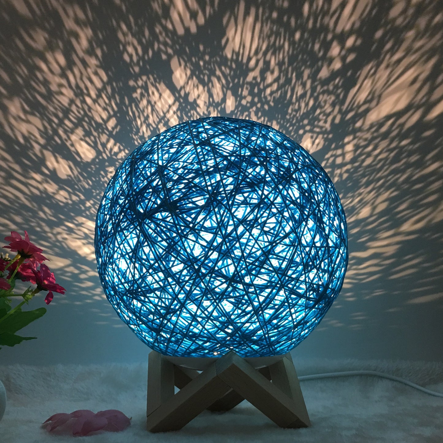 Creative Linen Table Lamp Novel and Unique LED Intelligent