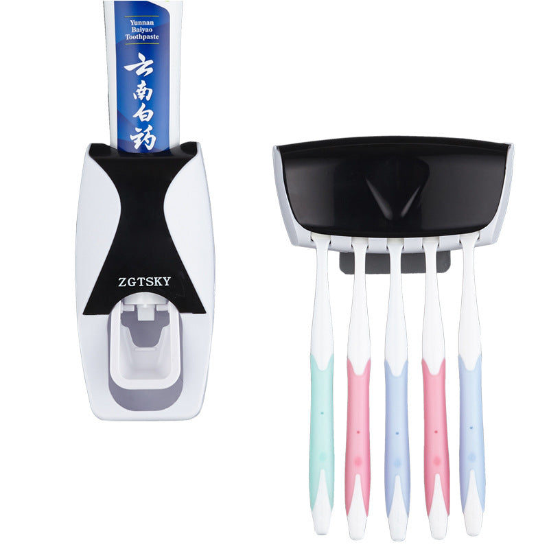 Toothbrush Holder Dust Proof Automatic Squeezer