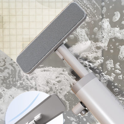 Rotatable Self-Squeeze Mini Mop With Crevice Brush Hand Wash-Free