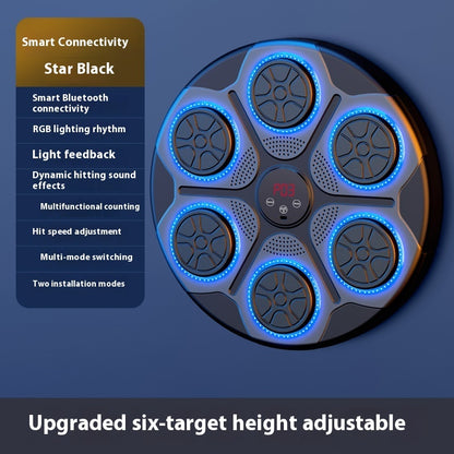 Music Boxing Machine Household With RGB Light Fitness