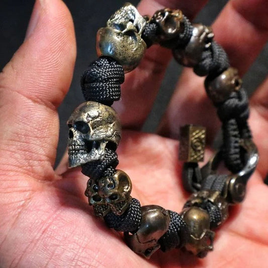 Halloween Jewelry Skull Premium Paracord Bracelet Stylish Skull