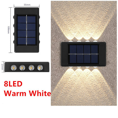 Solar Outdoor Garden Light Up And Down Glowing Atmosphere  Decorative