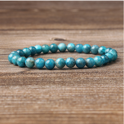 Natural Blue Apatite Bracelets Are Suitable For Men And Women