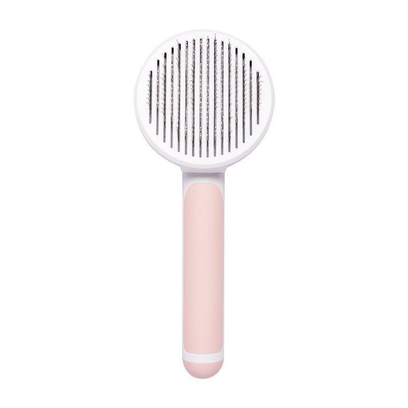 New Pet Cat Brush Self-cleaning Comb Looper