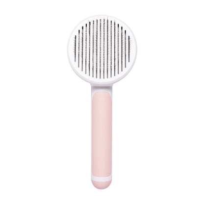 New Pet Cat Brush Self-cleaning Comb Looper