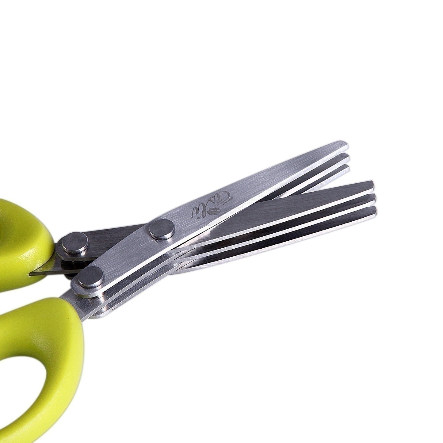 Multifunctional Multi-layer Green Onion Scissors Stainless Steel