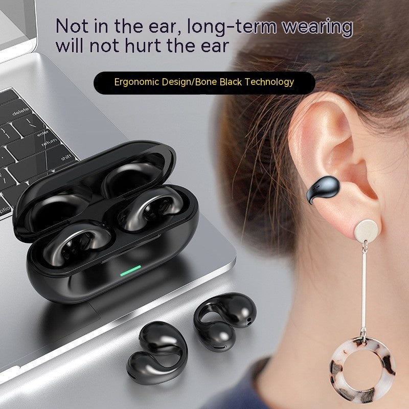 Wireless Ear Clip Bluetooth Headset TWS Comfortable Wear