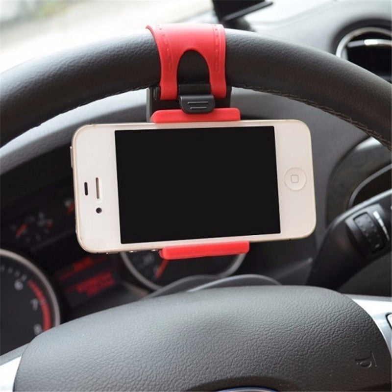 Car Steering Wheel Phone Clip Mount Holder Universal