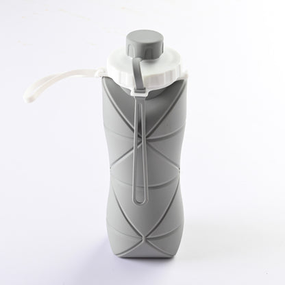 Folding Silicone Water Bottle Sports Water Bottle Outdoor Travel