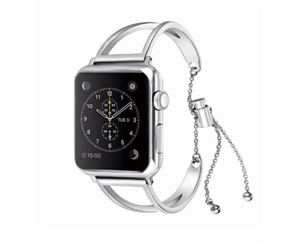 Compatible with Apple, Watch Bands Adjustable Stainless Steel