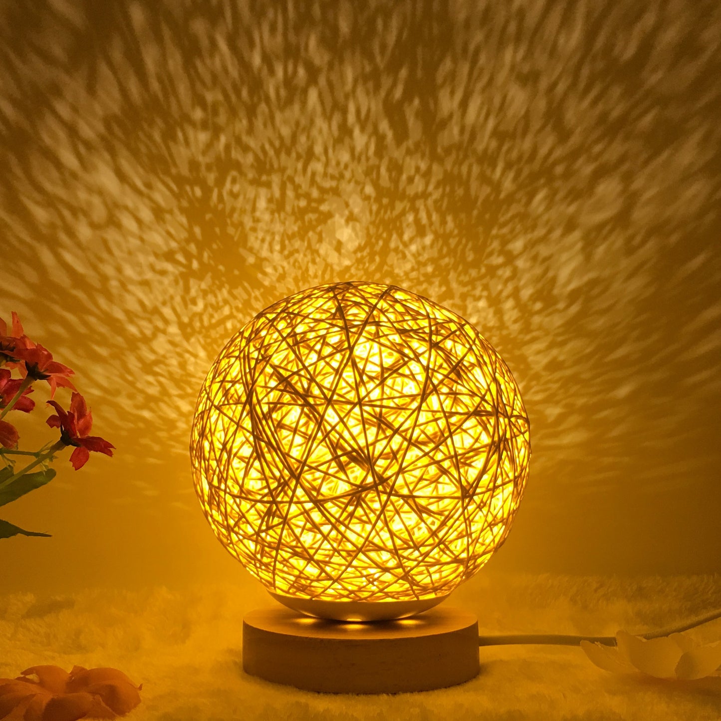 Creative Linen Table Lamp Novel and Unique LED Intelligent