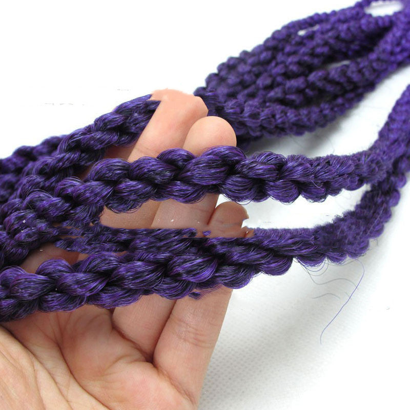 Crochet Braid Hair Synthetic Black Brown Senegalese Twist Crochet