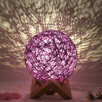 Creative Linen Table Lamp Novel and Unique LED Intelligent