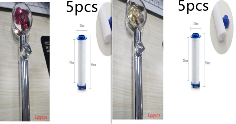 New Turbo Propeller Shower Head Water Saving High Pressure