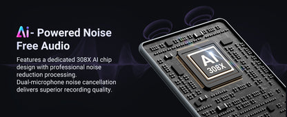 MECHEN 64GB  AI Voice Recorder, AI Notetaking Device