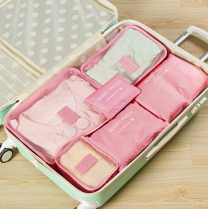 Durable Waterproof Nylon Packing Cube Travel Organizer Bag