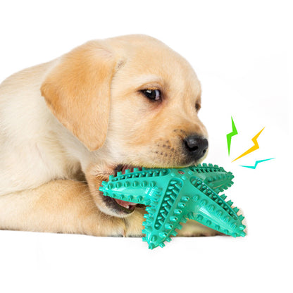 Starfish Vocal Pet Dog Toy Molar Stick