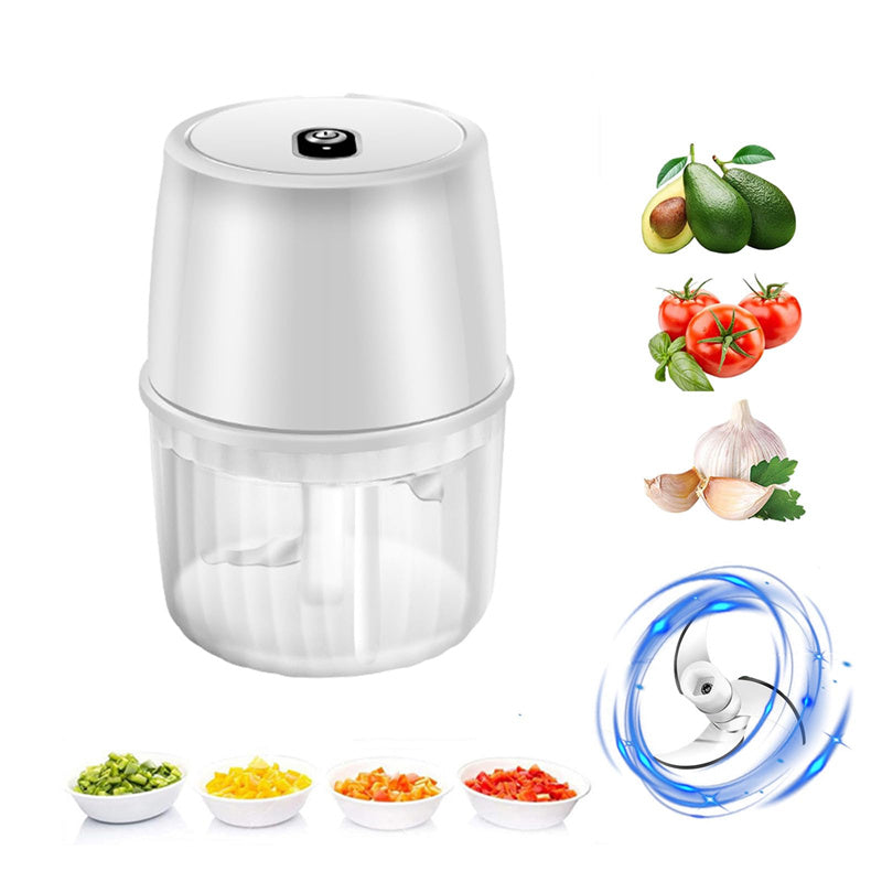 USB Rechargeable Electric Garlic Press Portable Wireless