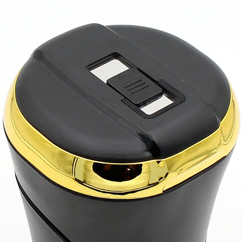 Push-pull Lighter Smokeless Detachable Car Ashtray