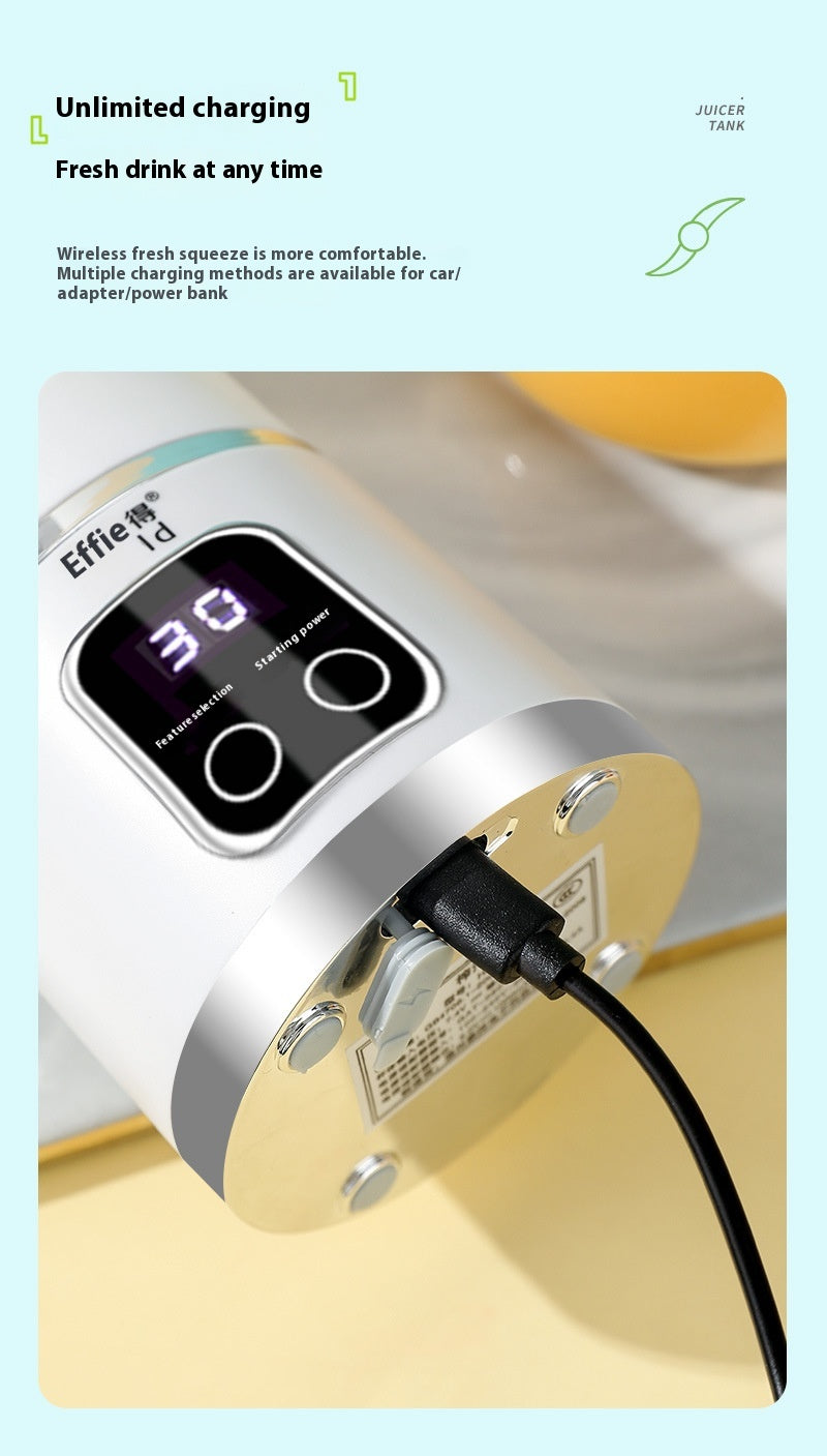 Ice Crushing Juicing USB Charging Portable Blender