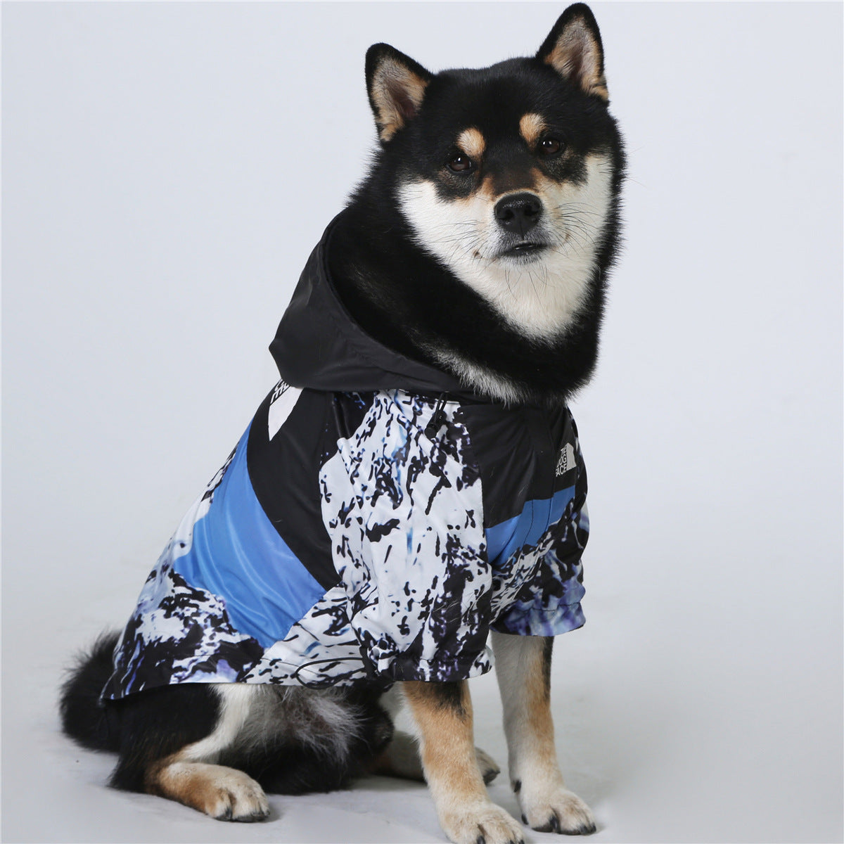 Windproof And Rainproof Dog Clothes Large Dog Raincoat