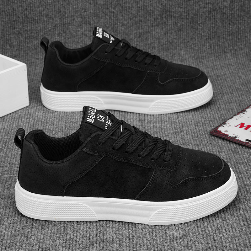 Men's Lace-up Flat Shoes Fashion Casual Round-toe