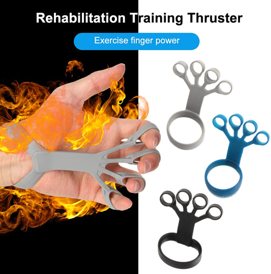 ﻿Silicone Grip Device Finger Exercise Stretcher Arthritis Hand Grip