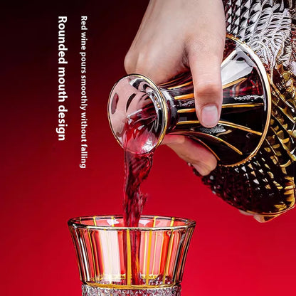 Good-looking Light Luxury Gold Crystal Household Bar Decoration